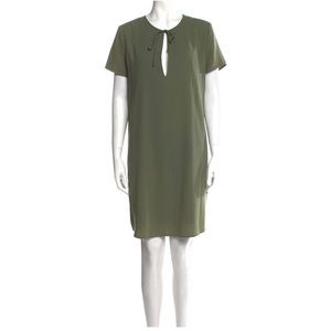Theory antazie drapey crepe dress